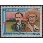 Nicaragua 1311 1983 Solidaridad Nicaragua pueblo cubano MNH