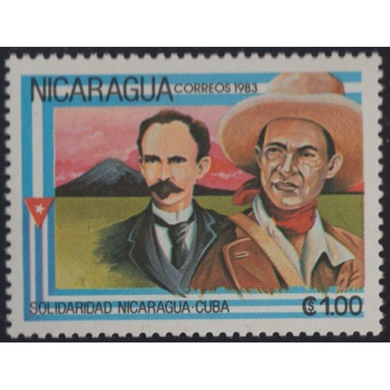 Nicaragua 1311 1983 Solidaridad Nicaragua pueblo cubano MNH Nicaragua 1311 1983 Solidaridad Nicaragua pueblo cubano MNH