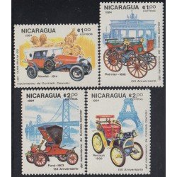 Nicaragua 1338/41 1984 Nicaragua 1334/37 1984 150º Aniversario del nacimiento de Gottlieb Daimler Coches Viejos MNH Nicaragua 1338/41 1984 Nicaragua 1334/37 1984 150º Aniversario del nacimiento de Gottlieb Daimler Coches Viejos MNH