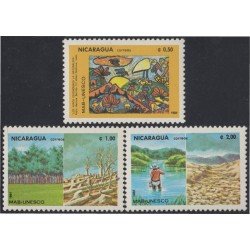 Nicaragua 1347/49 1984 Protección y desarrollo MNH Nicaragua 1347/49 1984 Protección y desarrollo MNH