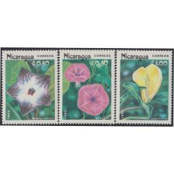 Nicaragua 1365/67 1985 Flores locales Flowers MNH Nicaragua 1365/67 1985 Flores locales Flowers MNH