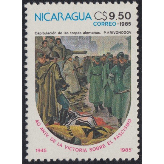 Nicaragua 1373 1985 40.º aniversario de la victoria sobre el fascismo MNH Nicaragua 1373 1985 40.º aniversario de la victoria sobre el fascismo MNH