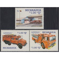 Nicaragua 1379/81 1985 6º Aniversario de la Fundación Sinacoi Lucha contra el Incendio MNH Nicaragua 1379/81 1985 6º Aniversario de la Fundación Sinacoi Lucha contra el Incendio MNH