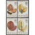 Nicaragua 1424/27 1986 40º Aniversario de la FAO Emblema y Frutas MNH