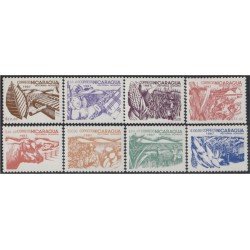 Nicaragua 1451/58 1987 Serie Antigua Reforma Agraria MNH Nicaragua 1451/58 1987 Serie Antigua Reforma Agraria MNH