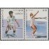 Nicaragua 1459/60 1987 Capex 87 Exposición Filatélica Internacional Tenis MNH