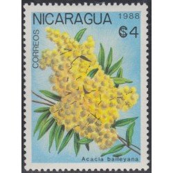 Nicaragua 1513 1988 Flora Flor indígena Flower MNH Nicaragua 1513 1988 Flora Flor indígena Flower MNH