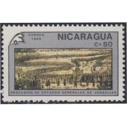 Nicaragua 1515 1989 Bicentenario de la Revolución Francesa MNH Nicaragua 1515 1989 Bicentenario de la Revolución Francesa MNH