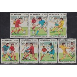 Nicaragua 1523/29 1990 Copa Mundial de Fútbol Italia 90 MNH Nicaragua 1523/29 1990 Copa Mundial de Fútbol Italia 90 MNH