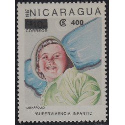 Nicaragua 1543A 1990 Campaña por la supervivencia del infante nuevo valor MNH Nicaragua 1543A 1990 Campaña por la supervivencia del infante nuevo valor MNH