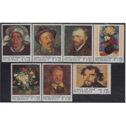 Nicaragua 1639/45 1991 Centenario de la muerte de Vincent Van Gogh Obras del artista MNH Nicaragua 1639/45 1991 Centenario de la muerte de Vincent Van Gogh Obras del artista MNH