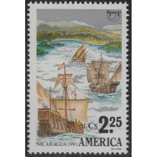 Nicaragua 1646 1991 América Upaep MNH Nicaragua 1646 1991 América Upaep MNH
