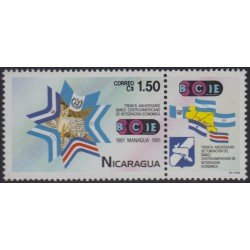 Nicaragua 1647 1991 30º Aniversario de la Banca Centroamericana de Integración Económica MNH Nicaragua 1647 1991 30º Aniversario de la Banca Centroamericana de Integración Económica MNH