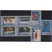 Nicaragua 1649/55 1991 Juegos Olímpicos de Invierno Francia MNH
