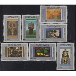 Nicaragua 1680/86 1992 Pinturas Nicaragüenses Contemporáneas MNH Nicaragua 1680/86 1992 Pinturas Nicaragüenses Contemporáneas MNH