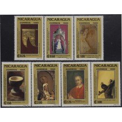 Nicaragua 1696/702 1992 460º Aniversario de la implantación de la Iglesia Católica en Nicaragua MNH Nicaragua 1696/702 1992 460º Aniversario de la implantación de la Iglesia Católica en Nicaragua MNH