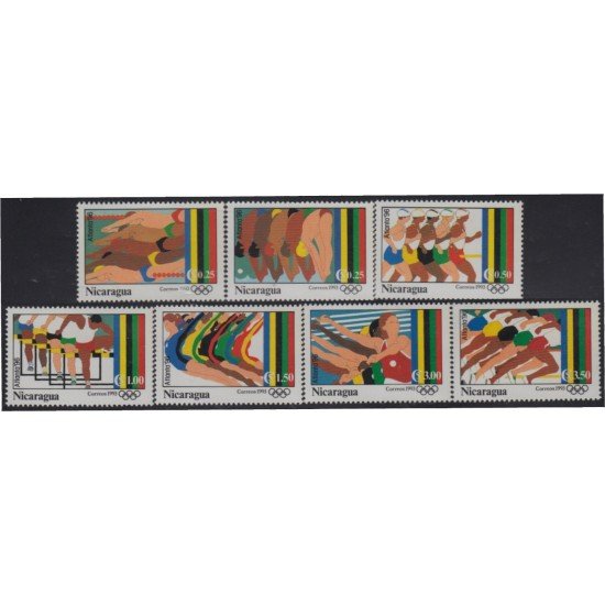 Nicaragua 1715/21 1993 Juegos olímpicos de Verano MNH Nicaragua 1715/21 1993 Juegos olímpicos de Verano MNH