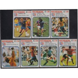 Nicaragua 1722/28 1993 Copa del Mundo de fútbol 1994 en Estados Unidos MNH Nicaragua 1722/28 1993 Copa del Mundo de fútbol 1994 en Estados Unidos MNH