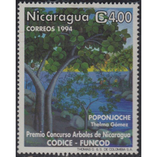 Nicaragua 1812 1994 Primer concurso arbóreo de Nicaragua MNH Nicaragua 1812 1994 Primer concurso arbóreo de Nicaragua MNH