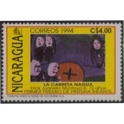 Nicaragua 1852 1994 Primer premio de pintura Infantil MNH Nicaragua 1852 1994 Primer premio de pintura Infantil MNH