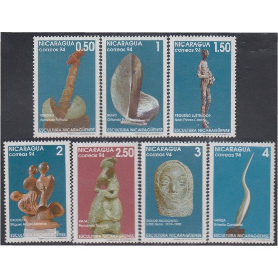 Nicaragua 1915/21 1994 Esculturas Nicaragüenses MNH Nicaragua 1915/21 1994 Esculturas Nicaragüenses MNH