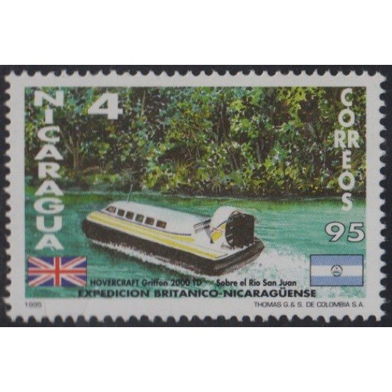 Nicaragua 2001 1995 Expedición Británico-Nicaragüense MNH Nicaragua 2001 1995 Expedición Británico-Nicaragüense MNH