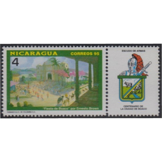 Nicaragua 2002 1995 Centenario de la Villa de Boaco MNH Nicaragua 2002 1995 Centenario de la Villa de Boaco MNH