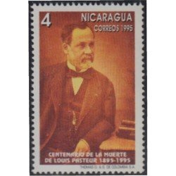 Nicaragua 2014 1995 Centenario de la muerte de Louis Pastor MNH