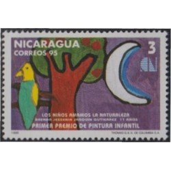Nicaragua 2015 1995 Primer premio de pintura Infantil MNH