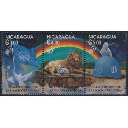 Nicaragua 2016/18 1995 50º Aniversario de las Naciones Unidas MNH