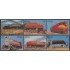 Nicaragua 2075/80 1995 Locomotoras del mundo MNH