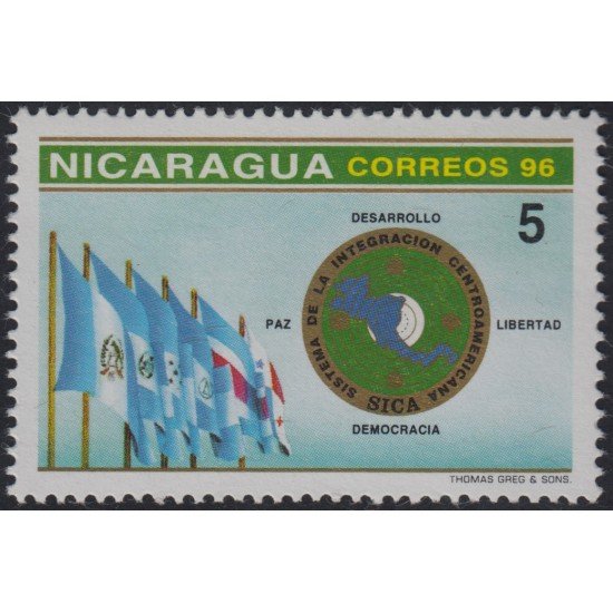 Nicaragua 2223 1996 Sisyema de Integración Centro-Americano MNH Nicaragua 2223 1996 Sisyema de Integración Centro-Americano MNH