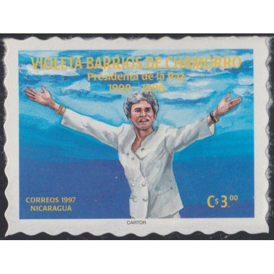 Nicaragua 2248 1997 Homenaje a Violeta Barrios de Chamorro MNH Nicaragua 2248 1997 Homenaje a Violeta Barrios de Chamorro MNH