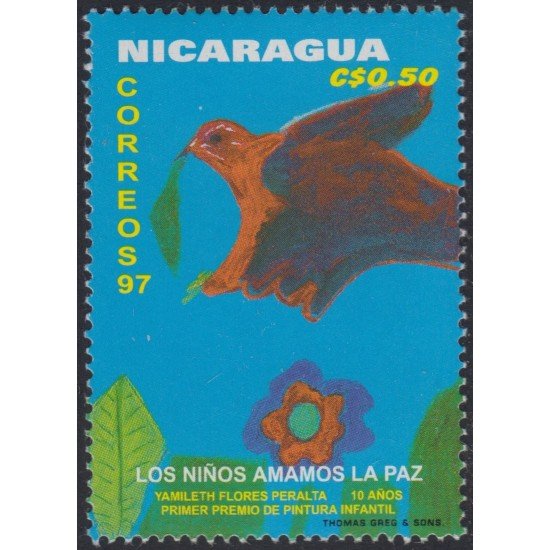 Nicaragua 2249A 1997 Pájaro de la Paz Bird MNH Nicaragua 2249A 1997 Pájaro de la Paz Bird MNH