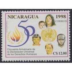 Nicaragua 2268 1998 50 Años de la declaración Universal de Derechos Humanos del Hombre MNH Nicaragua 2268 1998 50 Años de la declaración Universal de Derechos Humanos del Hombre MNH