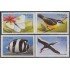 Nicaragua 2286/89 1998 Fauna Mariposa Pájaros Pez Butterfly Birds Fish  MNH