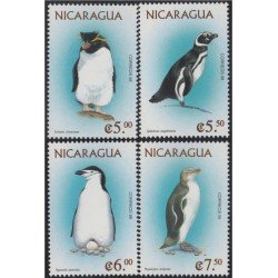 Nicaragua 2323/26 1998 Fauna Pájaros Marinos del Mundo Pinguinos MNH Nicaragua 2323/26 1998 Fauna Pájaros Marinos del Mundo Pinguinos MNH