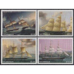 Nicaragua 2326A/D 1998 Barcos de la edad de oro de la Navegación boats MNH Nicaragua 2326A/D 1998 Barcos de la edad de oro de la Navegación boats MNH