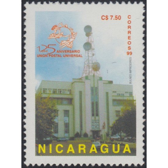 Nicaragua 2372G 1999 125º Aniversario de la UPU MNH Nicaragua 2372G 1999 125º Aniversario de la UPU MNH