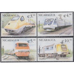 Nicaragua 2491/94 2000 Trenes Train MNH Nicaragua 2491/94 2000 Trenes Train MNH