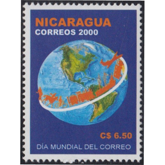 Nicaragua 2530 2001 Día mundial del correo MNH Nicaragua 2530 2001 Día mundial del correo MNH