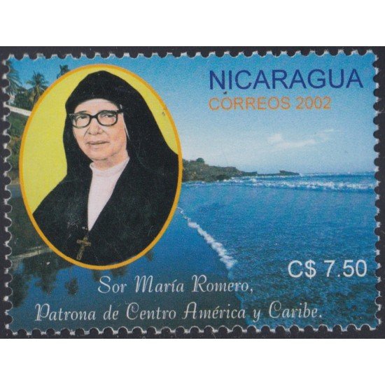 Nicaragua 2542 2002 Hermana María Romero responsable del Centro América y Caribe MNH Nicaragua 2542 2002 Hermana María Romero responsable del Centro América y Caribe MNH