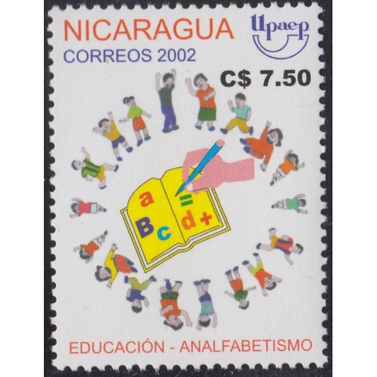 Nicaragua 2545 2002 América Upaep Educación-Analfabetismo MNH Nicaragua 2545 2002 América Upaep Educación-Analfabetismo MNH