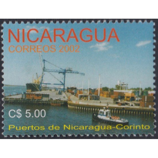 Nicaragua 2546 2002 Puertos de Nicaragua Corinto MNH Nicaragua 2546 2002 Puertos de Nicaragua Corinto MNH