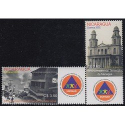 Nicaragua 2547/48 2002 30º Aniversario del Terremoto de Managua Catedral Avenida MNH Nicaragua 2547/48 2002 30º Aniversario del Terremoto de Managua Catedral Avenida MNH