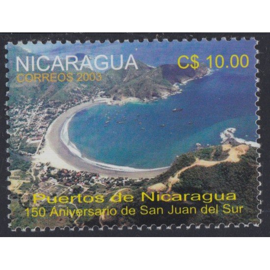 Nicaragua 2588 2003 Puertos de Nicaragua 150º Aniversario de San Juan del Sur MNH Nicaragua 2588 2003 Puertos de Nicaragua 150º Aniversario de San Juan del Sur MNH
