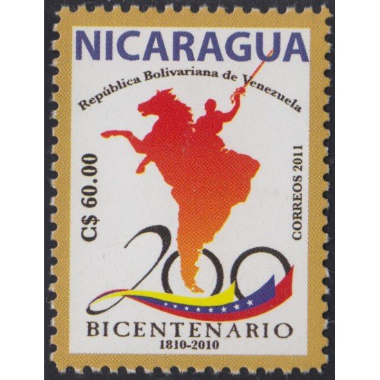Nicaragua 2690 2009 Nicaragua 2690 2012 Bicentenario de la Independencia de Venezuela MNH Nicaragua 2690 2009 Nicaragua 2690 2012 Bicentenario de la Independencia de Venezuela MNH