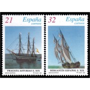 España Spain SH 3477/78 1997 Barcos de Epoca MNH