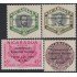 Nicaragua A- 334/37 1956 Exposición Nacional MNH