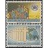 Nicaragua A- 423/24 1961 Año Mundial del refugiado Emblema MH